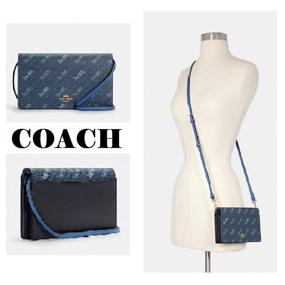 Coach Anna Foldover Crossbody Clutch
